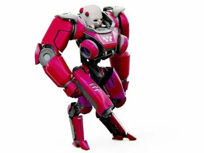CYBORG ALIEN X-50 Rigged for Unreal Engine - Unity - MIXAMO 3D model