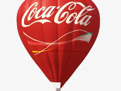 Air Balloon Big Set 3D model