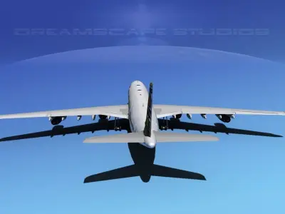 Airbus A340-600 British Airways 3D model