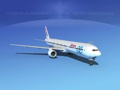 Boeing 777-300 MP Air Europa 3D model