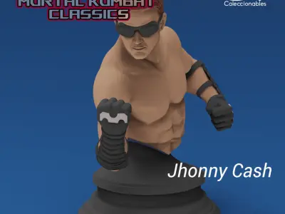 Mortal Kombat Classics - Jhonny Cage 3D print model purchase