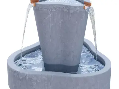 Campania - LC2 Fountain 3D model