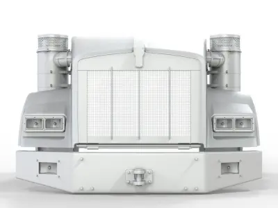 Kenworth T800 Hood 3D model