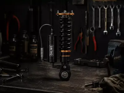Performance Suspension Shock Absorber Model 3D model