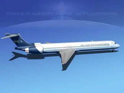 Douglas MD-80 Air Charter Intl 3D model