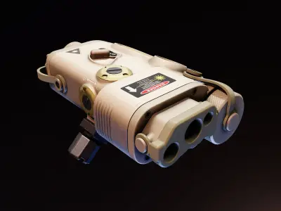 LM Vampir Laser Module Low-poly 3D model