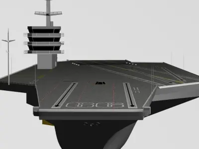 Generic US Aircraft Carrier 3D model