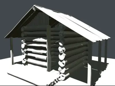 Lumber Kit - Dry Rot Texture Low-poly 3D model