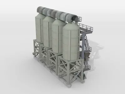 Gravel Plant 3D model