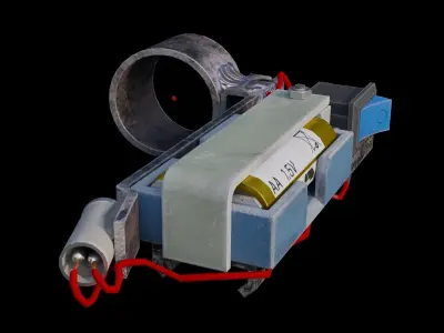 DIY collimator sight Free low-poly 3D model