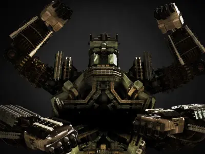 mech character 3D 3D model