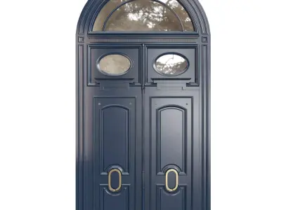 Entrance classic door 94 3D model