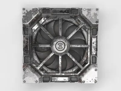 panel sci-fi 02 3D model