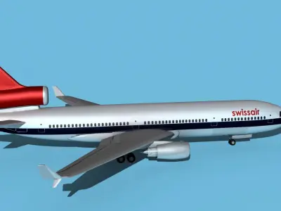 McDonnell Douglas MD-11 Swiss Air 3D model