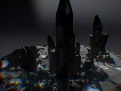 Cosmic Terrain 2 3D model