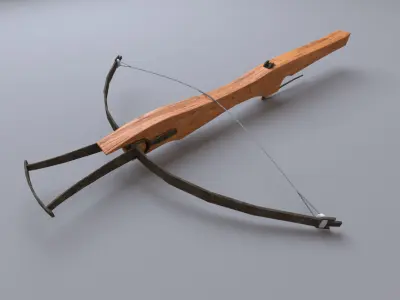 historic crossbow 3D model
