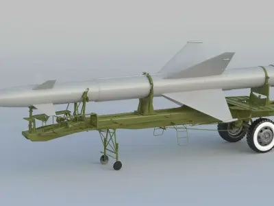 S-25 Berkut SA-1 Guild 3D model