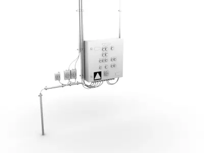 Schaltschrank electrical device 3D model