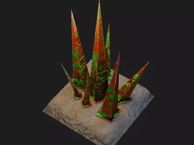 Dungeon Traps Low-poly 3D model
