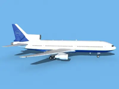 Lockheed L-1011 Liberty Air 3D model
