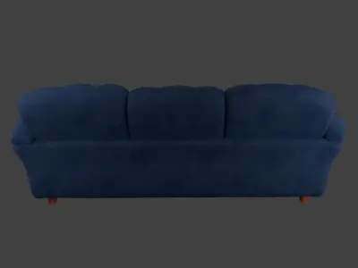 Couch - Linen Free low-poly 3D model