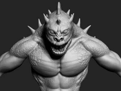 Monster 3D model shop
