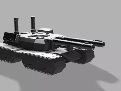Mammoth Tank Command and Conquer Remastered Battle Tank 3D print model