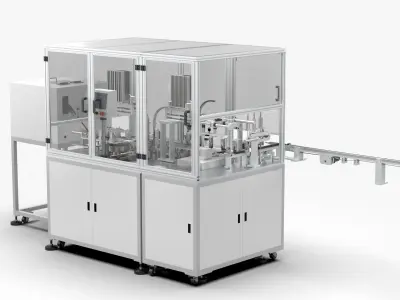 Fully Automatic Magnetic Bottom Assembly Machine 3D model