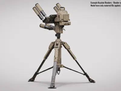 Portable Defense System 3D model
