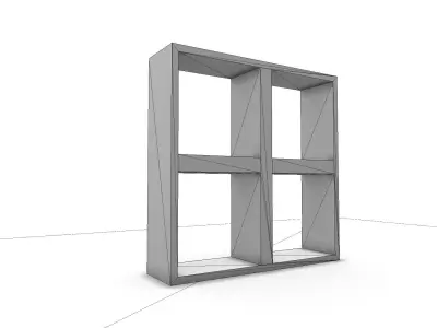 Shelves SHC Quick Office LM Low-poly 3D model