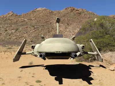 Transport Speeder 3D model