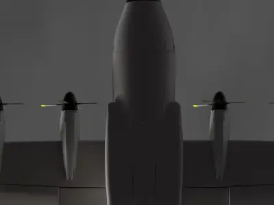 C 130 transport aircraft - full color mug 3D model