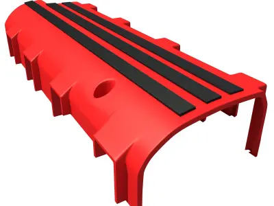 3D Engine Cover 014 3D model