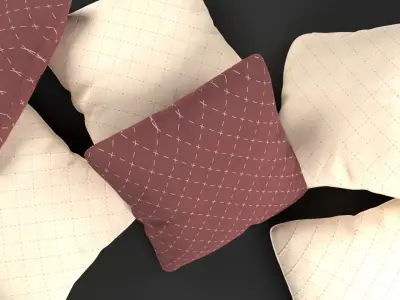 Simple Pillow Free low-poly 3D model