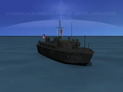 Elco PT Boat PT141 3D model
