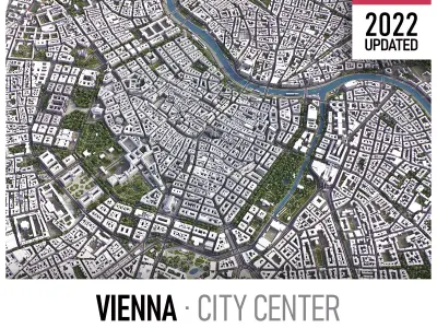 Vienna Low-poly 3D model