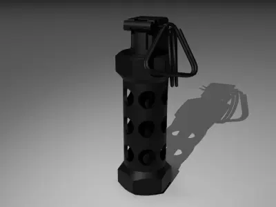 Stun Grenade Game Ready Free Low-Poly Low-poly 3D model