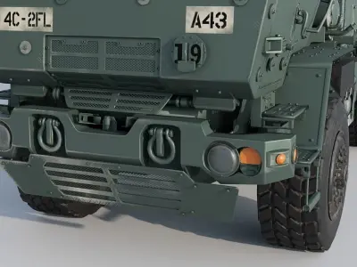  M142  HIMARS  Low-poly 3D model