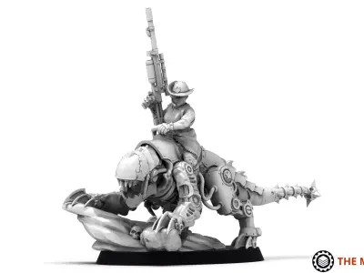 Ironblood - Mounted Ranger Leaders 3D print model