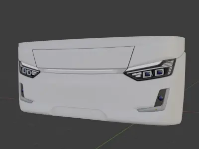 Laksana SR3 Front Bumper 3D model