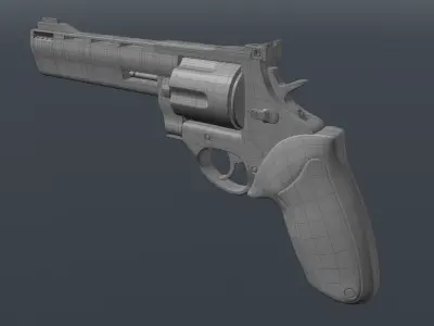 Magnum Revolver 3D model