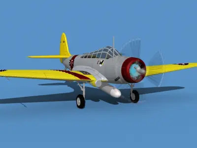 Douglas TBD-1 Devestator V02 3D model