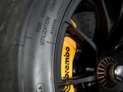 Michelin Porsche Cup N2 27 65 18 3D model