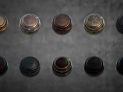 120 Metal Smart Materials 3D model