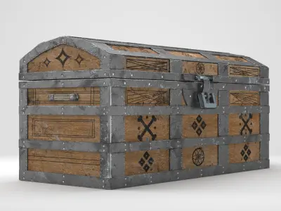 Treasure Chest - Ready for the Metaverse 3D model