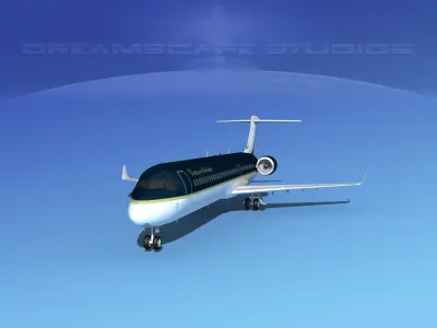 Comac ARJ21-900 Venture Airlines  3D model