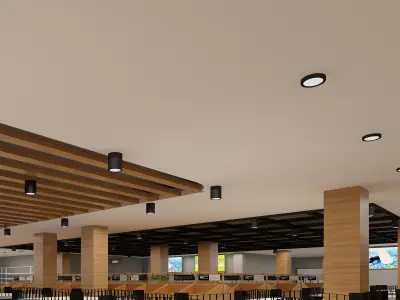 supermarket mall Modern 3D model