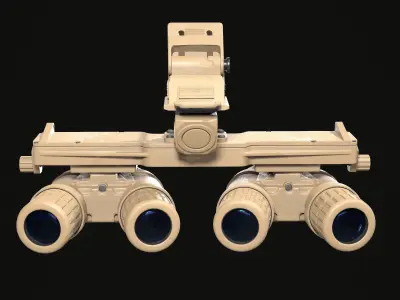 Night Vision Goggles PBG Game Ready Low-poly 3D model