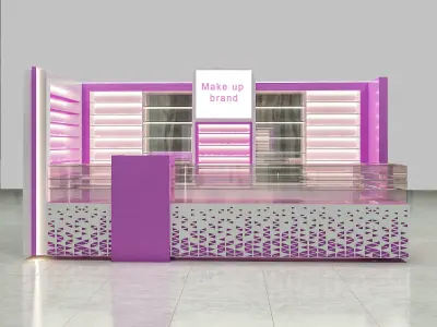 Makeup kiosk 3D model