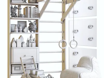 Furniture for nursery 21 3D model